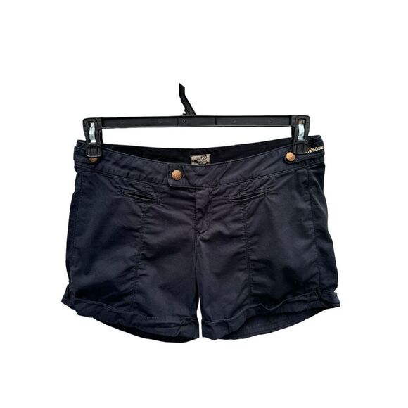 Gold Sign Virtue Navy Women Shorts Size 28 - Picture 1 of 10